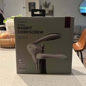 NEW Rabbit Corkscrew wine opener. Never been opened!